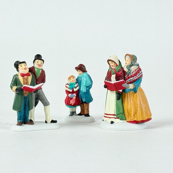 Heritage Village Collection Christmas Carolers Figurine Set Of 3 Hand-Painted Ho - Picture 1 of 12